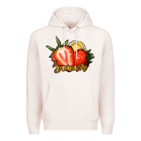 Pale Pink Strawberry Summer Premium Hoodie - Bettercallsaul