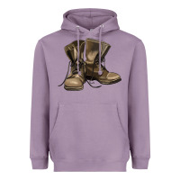 Lavender soldier veteran boots Heavyweight Hoodie - MaliasSmallBusiness