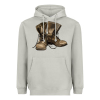 Moon Dust soldier veteran boots Heavyweight Hoodie - MaliasSmallBusiness