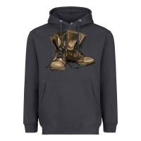 Smoke soldier veteran boots Heavyweight Hoodie - MaliasSmallBusiness