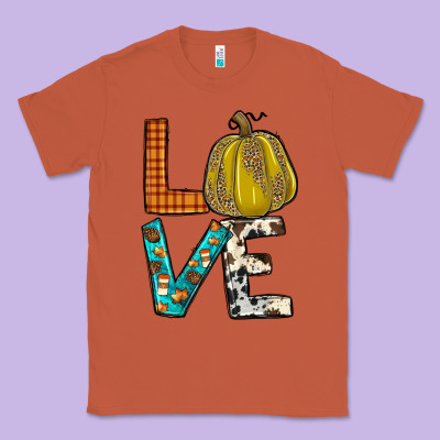 Fall Love Classic Tee Designed By Jahusdesignshop
