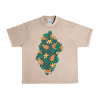 French Oak christmas gingerbread cookies patch Urban Heavy Tee - BundleAndBundleShop