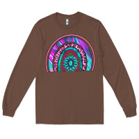 Chestnut rainbow and gemstone Long Sleeve Tee - AdoDesignShop