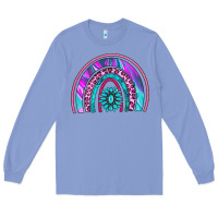 Colony Blue rainbow and gemstone Long Sleeve Tee - AdoDesignShop