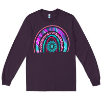 Plum rainbow and gemstone Long Sleeve Tee - AdoDesignShop