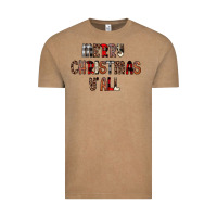 Vintage Coffee merry christmas y all Vintage Tee - JahusDesignShop