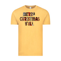 Vintage Mustard merry christmas y all Vintage Tee - JahusDesignShop