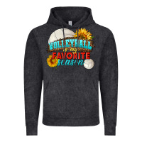 Vintage Black volleyball is my favorite season Vintage Hoodie - HRA Design Shop