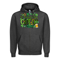 Charcoal Heather st.patrick's day crew Zipper Hoodie - MaliasSmallBusiness