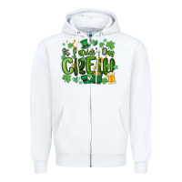 White st.patrick's day crew Zipper Hoodie - MaliasSmallBusiness