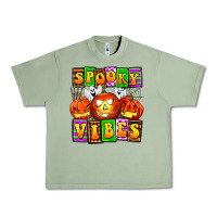Oil Green spooky vibes Urban Heavy Tee - AdoDesignShop