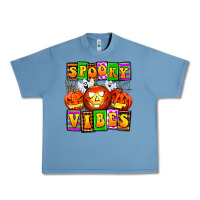 Pebble Blue spooky vibes Urban Heavy Tee - AdoDesignShop