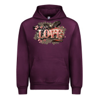 Mauve Wine Love America 4th of july Urban Hoodie - HowdyJamesFarm