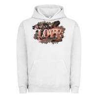 Pigment Lunar Rock Love America 4th of july Urban Hoodie - HowdyJamesFarm