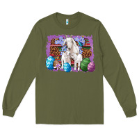 Army Green goat family eggs flowers leopard serape glitter Long Sleeve Tee - Artiststas