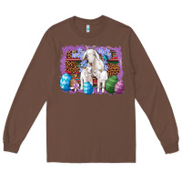 Chestnut goat family eggs flowers leopard serape glitter Long Sleeve Tee - Artiststas