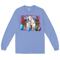 Colony Blue goat family eggs flowers leopard serape glitter Long Sleeve Tee - Artiststas