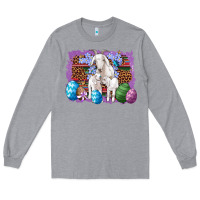 Heather Grey goat family eggs flowers leopard serape glitter Long Sleeve Tee - Artiststas
