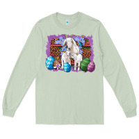 Matcha goat family eggs flowers leopard serape glitter Long Sleeve Tee - Artiststas