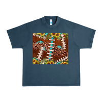 Midnight Navy football leopard gemstone sunflower Urban Heavy Tee - JahusDesignShop