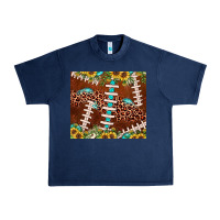 Navy football leopard gemstone sunflower Urban Heavy Tee - JahusDesignShop