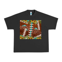 Pigment Black football leopard gemstone sunflower Urban Heavy Tee - JahusDesignShop