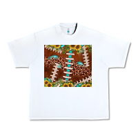 White football leopard gemstone sunflower Urban Heavy Tee - JahusDesignShop