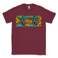 Burgundy western pitbull Classic Tee - Artiststas