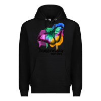 Black transformada por dios Premium Hoodie - JahusDesignShop
