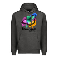 Charcoal Heather transformada por dios Premium Hoodie - JahusDesignShop