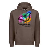 Coffee transformada por dios Premium Hoodie - JahusDesignShop