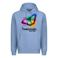 Colony Blue transformada por dios Premium Hoodie - JahusDesignShop