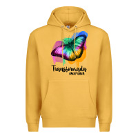 Mustard transformada por dios Premium Hoodie - JahusDesignShop