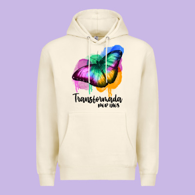 Transformada Por Dios Premium Hoodie Designed By Jahusdesignshop