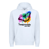 White transformada por dios Premium Hoodie - JahusDesignShop