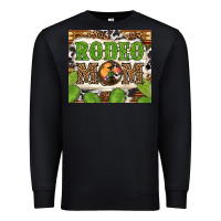 Black Western Rodeo Mom Tumbler Premium Sweatshirt - BundleAndBundleShop