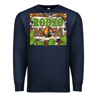 Navy Western Rodeo Mom Tumbler Premium Sweatshirt - BundleAndBundleShop