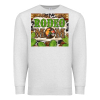 Oatmeal Heather Western Rodeo Mom Tumbler Premium Sweatshirt - BundleAndBundleShop