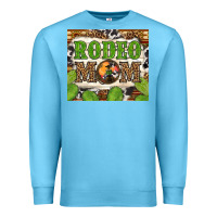Ocean Blue Western Rodeo Mom Tumbler Premium Sweatshirt - BundleAndBundleShop