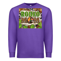 Purple Western Rodeo Mom Tumbler Premium Sweatshirt - BundleAndBundleShop