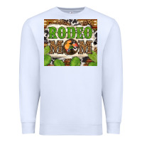 White Western Rodeo Mom Tumbler Premium Sweatshirt - BundleAndBundleShop