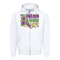 Mardi Gras Cutie Zipper Hoodie | Teevron