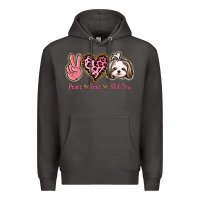 Smoke Peace Love Shih Tzu Premium Hoodie - Bettercallsaul