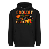 Black coolest turkey in town Heavyweight Hoodie - MaliasSmallBusiness