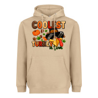 Mushroom coolest turkey in town Heavyweight Hoodie - MaliasSmallBusiness
