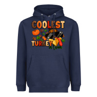 Navy coolest turkey in town Heavyweight Hoodie - MaliasSmallBusiness