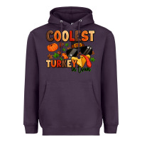 Plum coolest turkey in town Heavyweight Hoodie - MaliasSmallBusiness