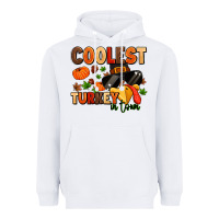 White coolest turkey in town Heavyweight Hoodie - MaliasSmallBusiness