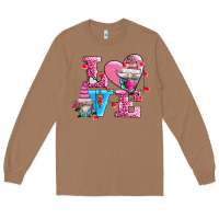 Toasted Coconut love and gnomes Long Sleeve Tee - AdoDesignShop