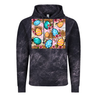 Cloud Black Easter eggs cowhide leopard tumbler Easter Day Vintage Hoodie - Neo Western